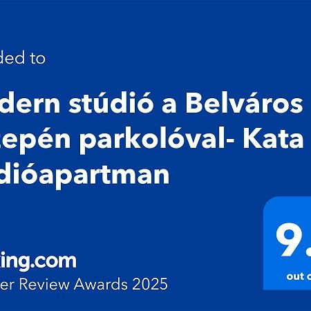 Modern Studio A Belvaros Koezepen Parkoloval- Kata Studioapartman Gyor Luaran gambar