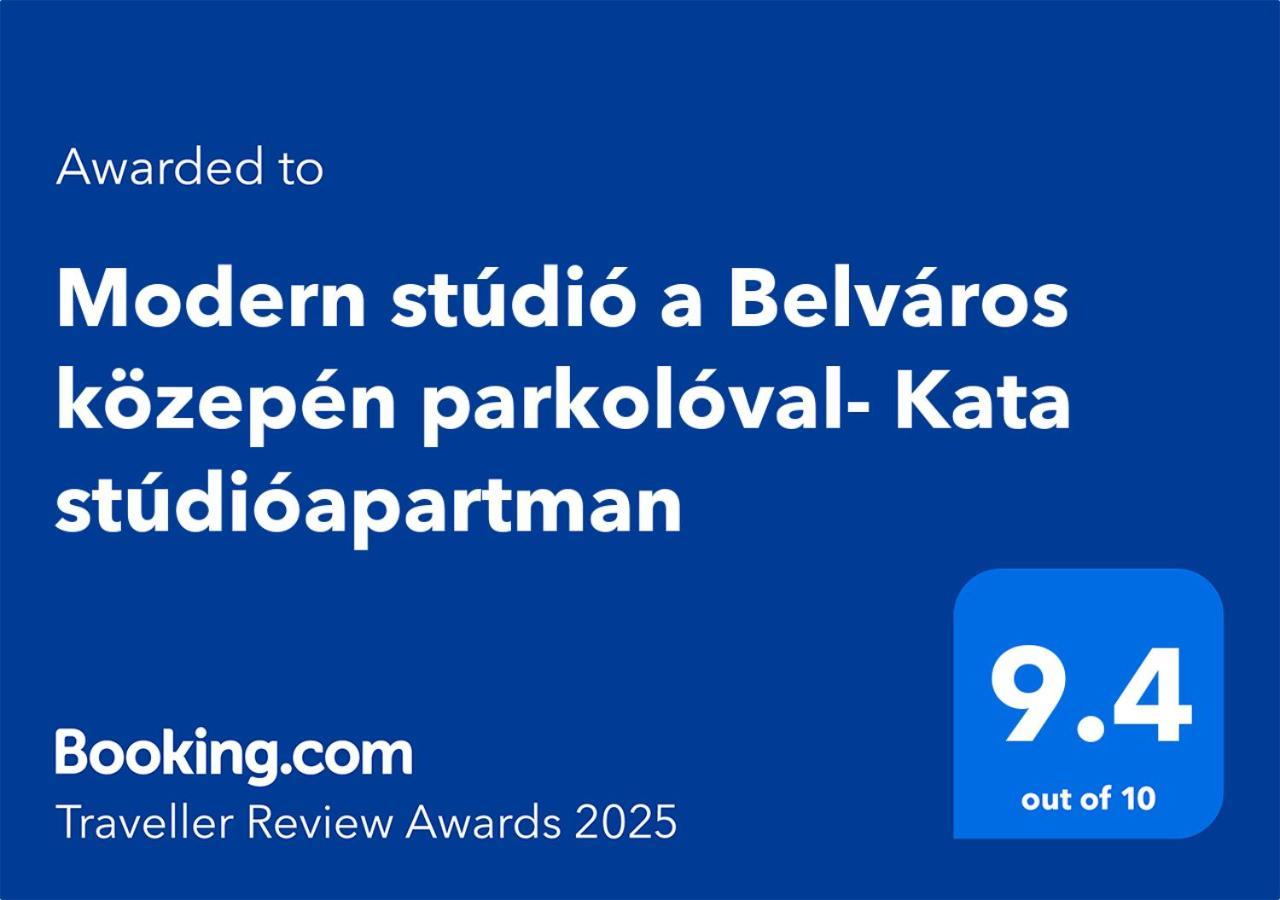 Modern Studio A Belvaros Koezepen Parkoloval- Kata Studioapartman Gyor Luaran gambar